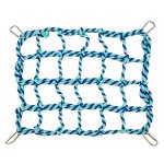 Hamac en coton color tiss a 4 crochets pour hamster, ulpour perroquet, filet d'escalade pour oiseaux, ...
