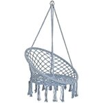 Hamac - dkd home decor - estndar - bleu - acier