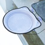 Hamac de fen�tre pour chat avec ventouse pour animal domestique gris