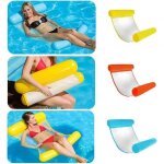 Hamac flottant gonflable de luxe pour piscine - orange - compact et facile  transporter -