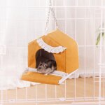 Hamac a hamster doux et chaud, lit - balanoire pour rat, ecureuil, animal de compagnie, jouet, maison, ...