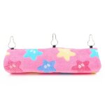 Hamac a imprim c?ur pour petits animaux, lit - balanoire, tunnel, furet, accent, hamster, chaud, jouet ...