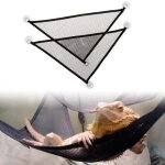 Hamac a mailles pour reptiles, 2 pi�ces, lit suspendu en mailles, d�coration pour aquarium, l�zard, serpent, ...