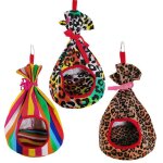 Hamac perroquet amusant lit de couchage nid d'oiseaux petite cage a accrocher sac de poche sac en toile ...