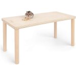 Hamster wooden platform for putting small animal food, water bottle and other cage accessories (rectangular, ...