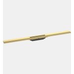Hansgrohe - caniveau de douche d�coupable 90 cm raindrain flex montage libre aspect dor� poli - jaune ...