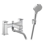 Hansgrohe - m�langeur bain douche 2 trous hansgrohe vernis shape avec ensemble de douche chrom� - rose ...