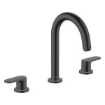 Hansgrohe - m�langeur robinet hansgrohe vernis blend 3 trous noir mat avec tirette et vidage synth�tique ...