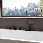 Hansgrohe vivenis robinetterie pour rebord de baignoire 4 trous avec bo�tier, 75444670