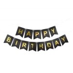 Happy birthday banniere banderole joyeux anniversaire lettres d�res d�coration de f�te anniversaire guirlande ...