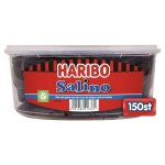 Haribo bonbons drop salino's sal�s g�lifi�s saveur r�glisse 1350g grande taille sac familial