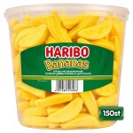 Haribo bonbons schuimsnoep bananas, guimauves saveur banane, friandises g�lifi�es, 1050 g