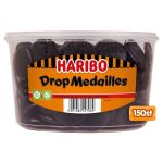 Haribo drop m�dailles bonbons r�glisse sucr�e saveur intense 1350g gourmandise authentique