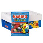 Haribo fruitgom kindermix bonbons g�lifi�s assortis pour enfants, sachets 28 x 75g, total 2. 1 kg, friandises ...