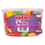 Haribo schuim harten bonbons g�lifi�s en forme de c?ur, doux et fruit�s, sachet 1050 g