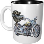 Harley davidson color mug porcelain cup mug 330ml ceramics home use office environmental protection