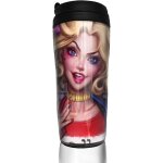 Harley quinn travel coffee mugs double wall vacuum tumblers insulated thermos mug - 12 oz
