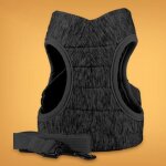 Harnais pour chat et chien, gilet de couleur unie, sangle de poitrine elastique, laisse de marche pour ...