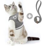 Harnais pour chat harnais pour chiot anti - evasion harnais de lapin doux avec laisse pour chaton, chiens, ... Harnais pour chat harnais pour chiot anti - evasion harnais de lapin doux avec laisse pour chaton, chiens, ...