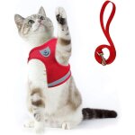 Harnais pour chat harnais pour chiot anti - evasion harnais de lapin doux avec laisse pour chaton, chiens, ... Harnais pour chat harnais pour chiot anti - evasion harnais de lapin doux avec laisse pour chaton, chiens, ...