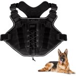 Harnais de chien anti traction, harna is tactique chien respirant rglable facile a mettre pour moyen ...