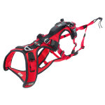 Harnais chien confort trek canitrail, randonn�e et loisirs outdoor, rouge