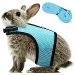 Harnais de lapin en plomb souple, gilet de hamster en maille avec plomb elastique (l)