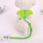 Harnais en nylon pour animaux de compagnie, 10 couleurs, laisse, belle aile d'ange, sangle de voyage, ...