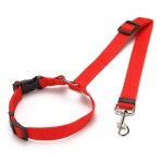 Harnais en nylon pour animaux de compagnie, pratique pour les voyages en voiture, longueur rglable, ...
