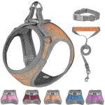 Harnais pour petit chien, harnais pour chiot, harnais souple et laisse avec collier réfléchissant (l) ... Harnais pour petit chien, harnais pour chiot, harnais souple et laisse avec collier réfléchissant (l) ...