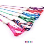 Harnais r�glable en nylon pour chien, chiot, chat, avec laisse en plomb, 7 couleurs au choix, collier ...