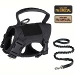 Harnais tactique pour chien et chat, laisse réglable en maille douce, gilet anti - fuite pour animaux ... Harnais tactique pour chien et chat, laisse réglable en maille douce, gilet anti - fuite pour animaux ...