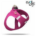 Harnais veste air - mesh en fuchsia pour chiens - curli - xxs