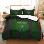 Harry potter ensemble housse de couett imprim� d et taie d'oreiller, ultra doux microfibre hypoallerg�nique ...