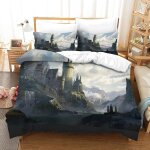 Harry potter ensemble housse de couett imprim� d et taie d'oreiller, ultra doux microfibre hypoallerg�nique ...