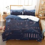 Harry potter ensemble housse de couett imprim� d et taie d'oreiller, ultra doux microfibre hypoallerg�nique ...