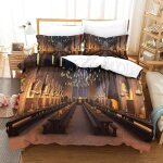 Harry potter ensemble housse de couett imprim� d et taie d'oreiller, ultra doux microfibre hypoallerg�nique ...