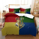 Harry potter ensemble housse de couett imprim� d et taie d'oreiller, ultra doux microfibre hypoallerg�nique ...