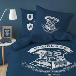 Harry potter preppy parure de lit x cm % coton oeko - tex housse de couette personne cm + taie d'oreiller ...