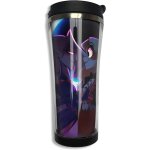 Hazbin hotel anime 3d coffee cup 14oz stainless steel double wall water bottle portable tumblers travel ...