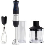 Hba1000x - mixeur plongeant multifonction 3 en 1 1000w, 20 vitesses rglables + turbo, anti - eclaboussures, ...