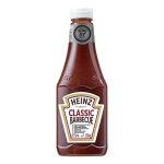 Heinz sauce barbecue savoureuse et authentique, parfaite pour grillades et marinades, flacon 875 g