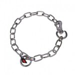 Herm sprenger - collier ajustable, poils longs, acier inoxydable - 60 cm