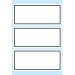 Herma book labels 82x36mm grey frame 6 sh. autocollant d�coratif