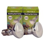 Herp - ampoule chauffante pour spot de reptile, lot de 2, 25w, 50w, 75w, 100w - type 120v 50w