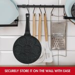 , hgcp267sml, pole a crpes et galettes 26 cm avec 7 motifs smiley emoji, idale pour cuisson saine, ...