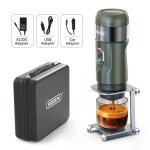 Hibrew h4b cafetire expresso portable sans fil 3 en 1, pression 15 bars, batterie rechargeable 2200 ...