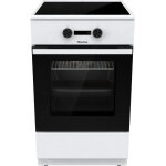 Hisense heit5a40wg four et cuisini�re a electrique plaque avec zone � induction noir et blanc
