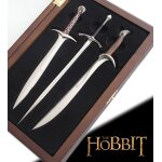 Le hobbit - set de 3 ouvre - lettres coupe papier nn1210 repliksword