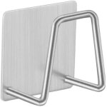 Hobbytech porte �ponge adh�sif en inox pour cuisine, �vier, �tag�re lot de 2